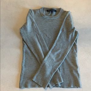 Gray crew neck sweater